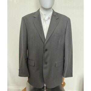 Kenny EL Men’s‎ 48R Gray Sport Coat Wool Blend Jacket